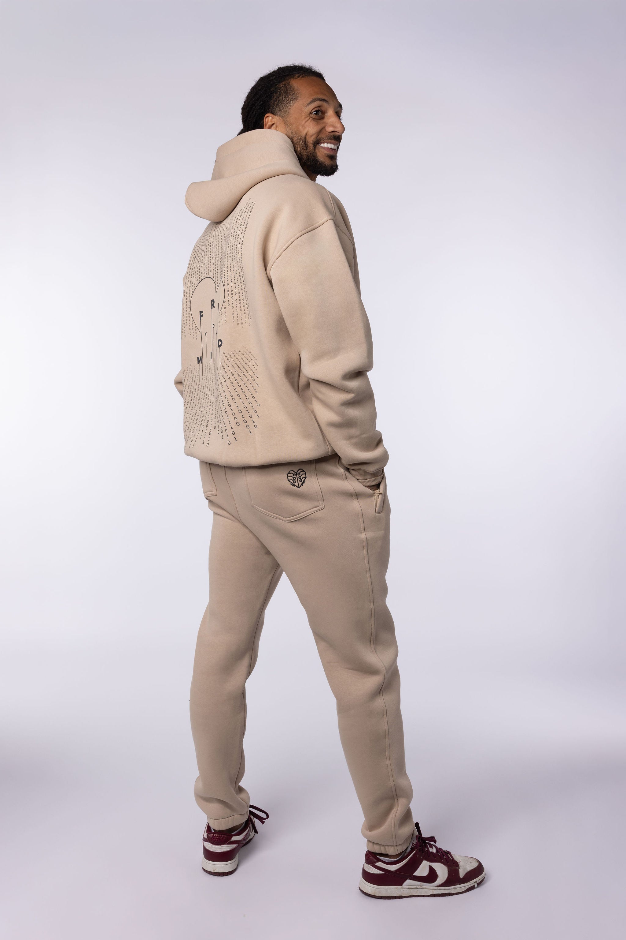 JF - Evolutie Tracksuit Taupe Unisex