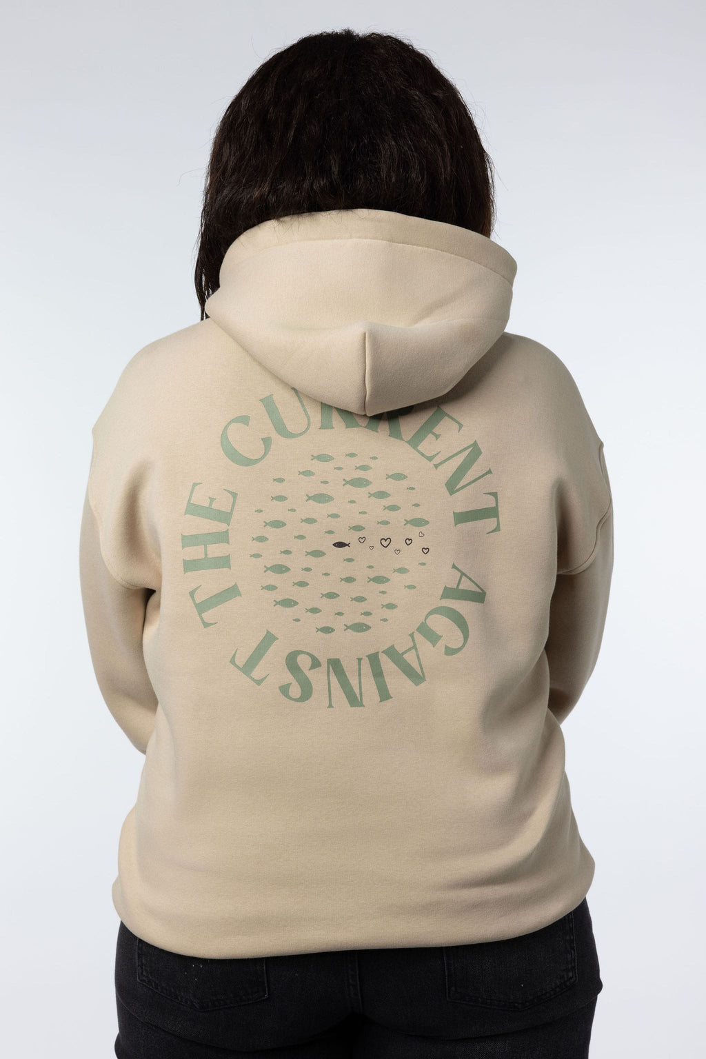 JF - Choose Against Current Oversized Hoodie