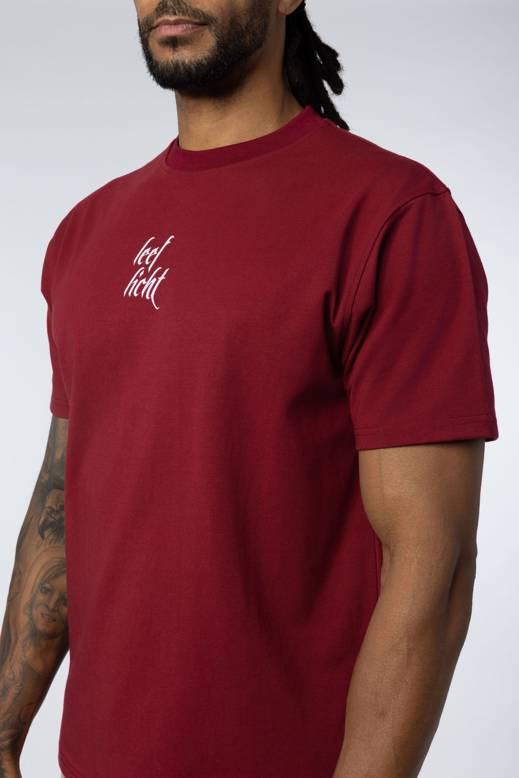 JF - Leef Licht T-shirt Bordeaux