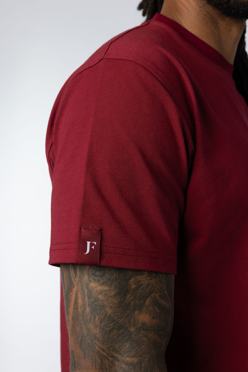 JF - Leef Licht T-shirt Bordeaux