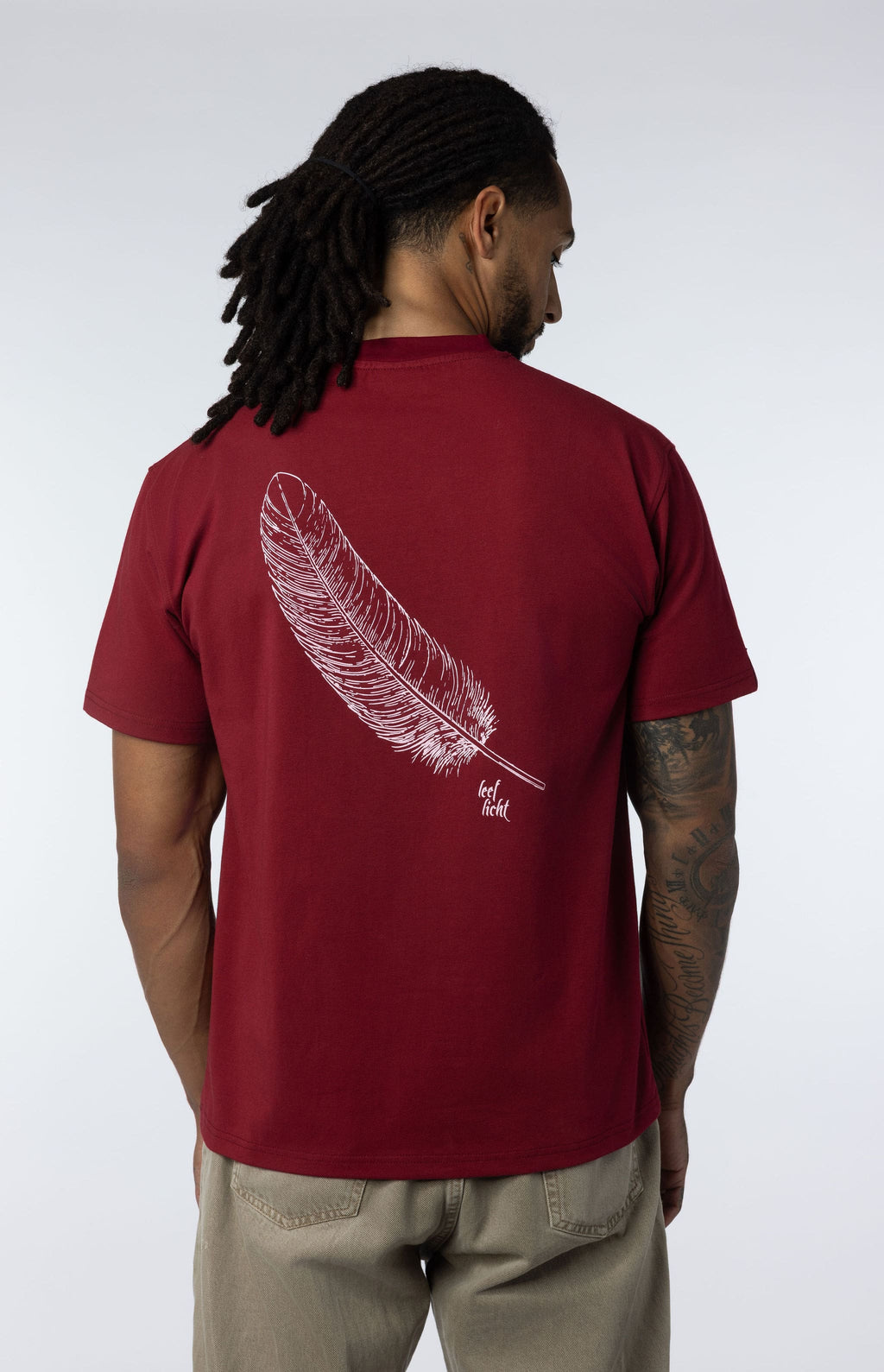 JF - Leef Licht T-shirt Bordeaux