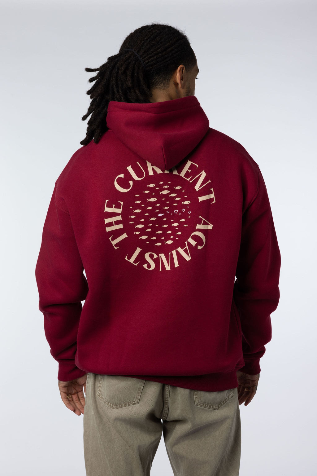 JF - Choose Against Current Oversized Hoodie