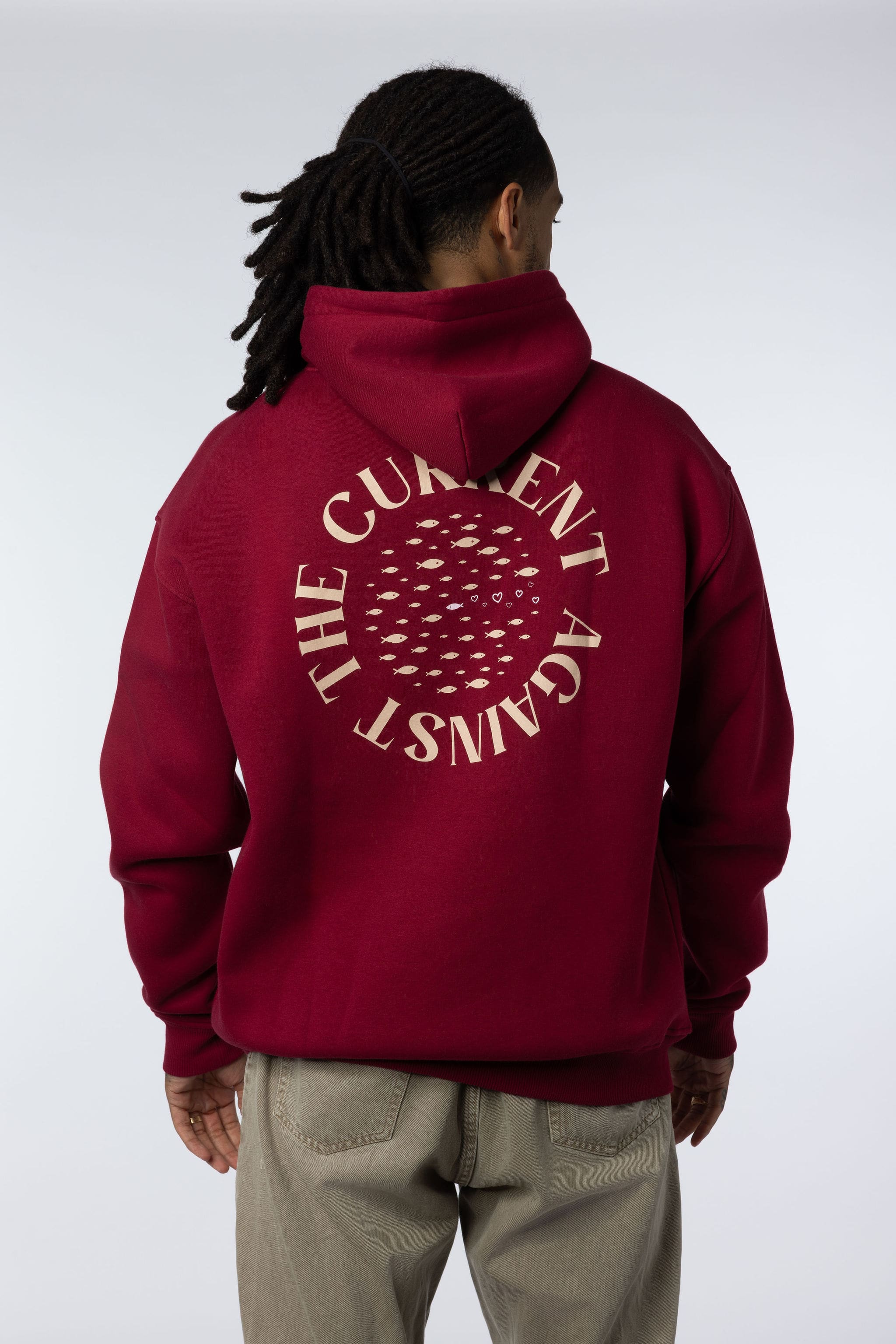 JF - Choose Against Current Oversized Hoodie