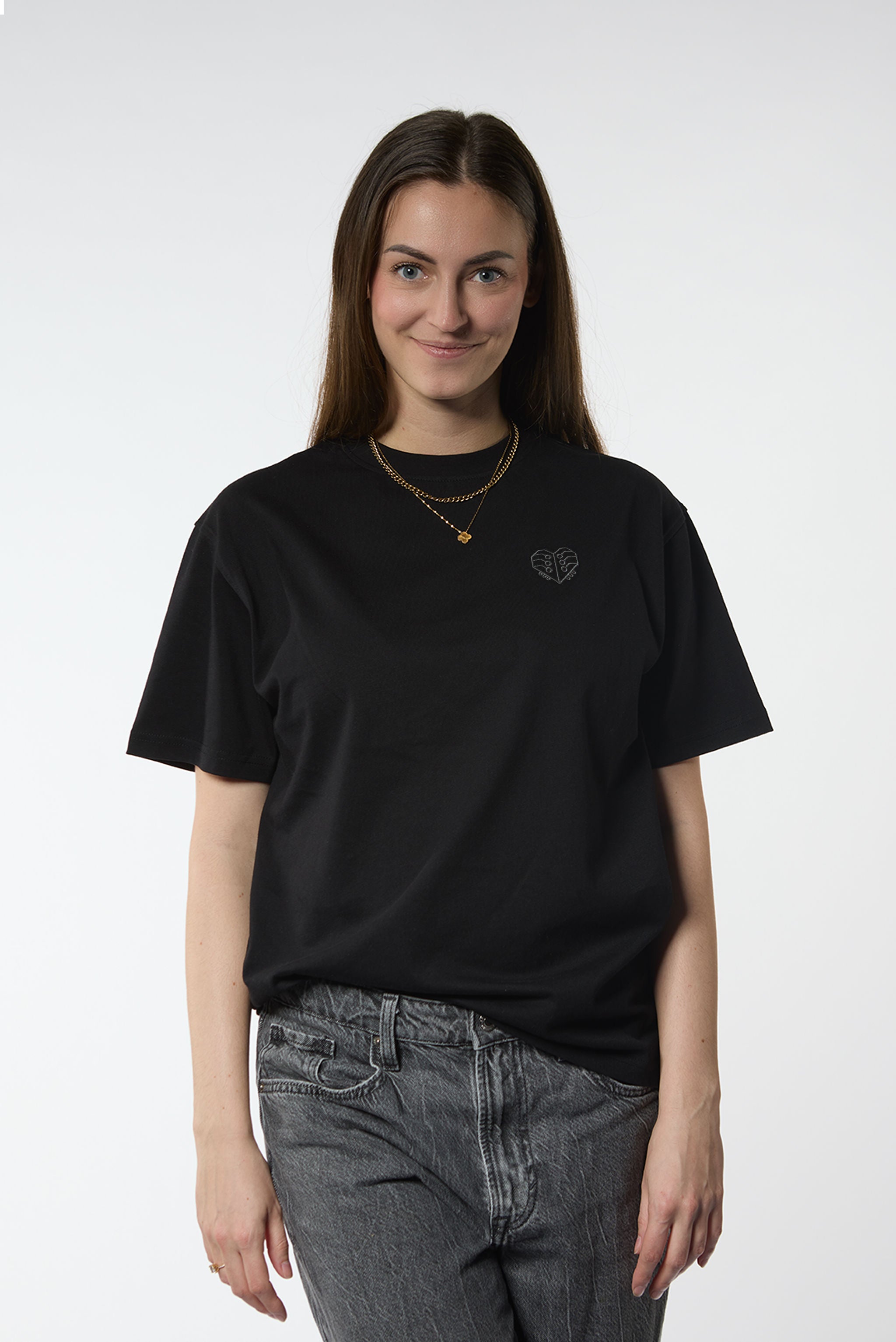 JF - Evolutie T-shirt Unisex Zwart