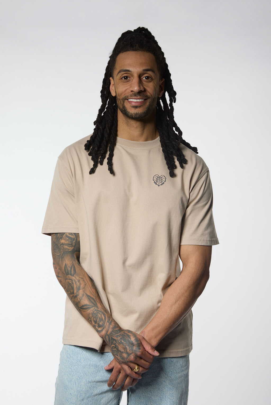 JF - Evolutie T-shirt Unisex Taupe