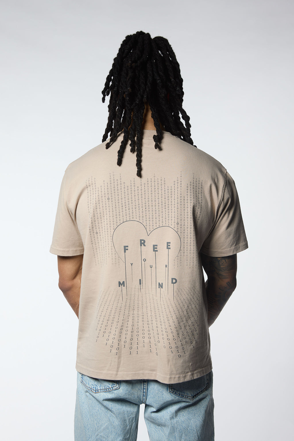 JF - Evolutie T-shirt Unisex Taupe