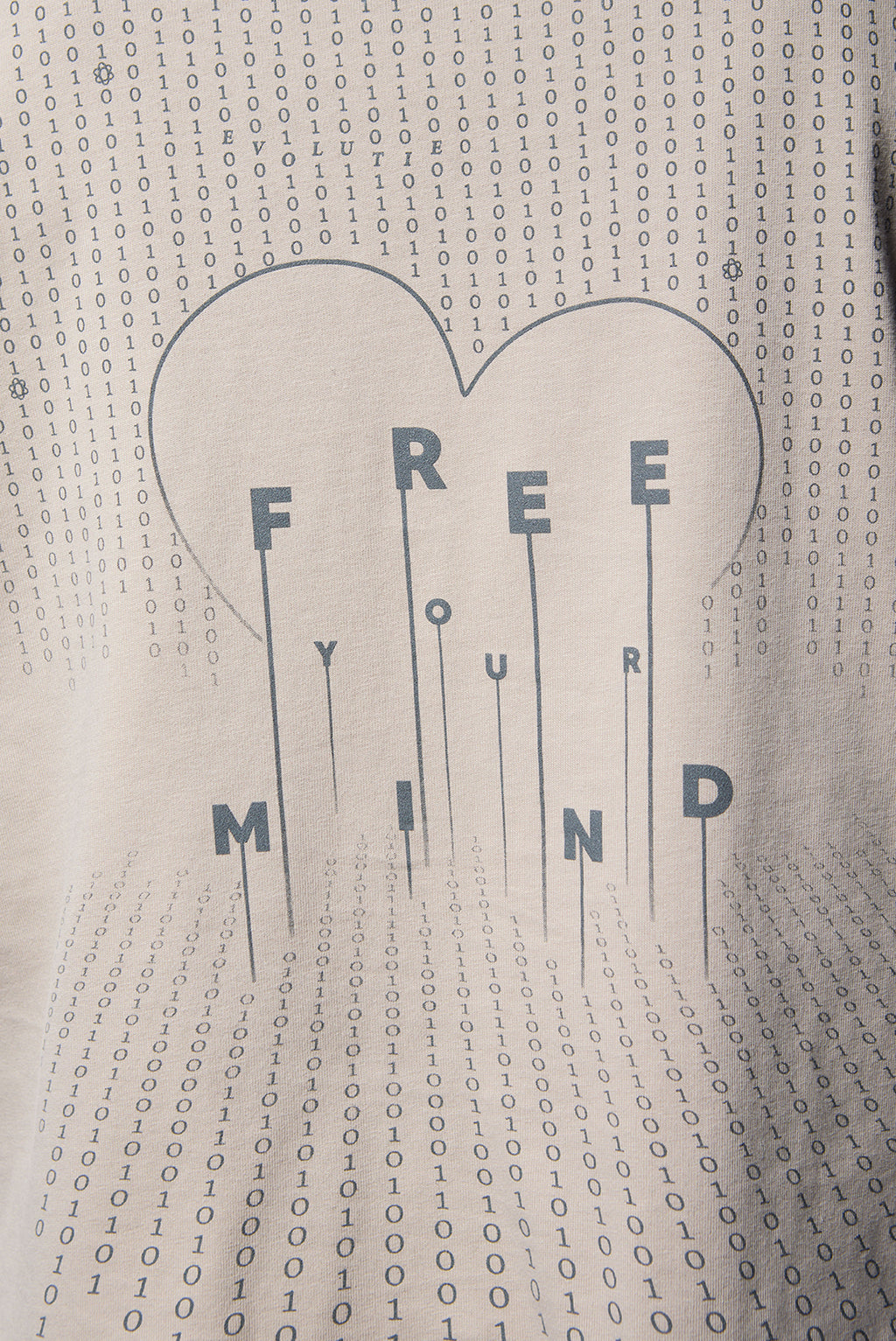 JF - Evolutie T-shirt Unisex Taupe