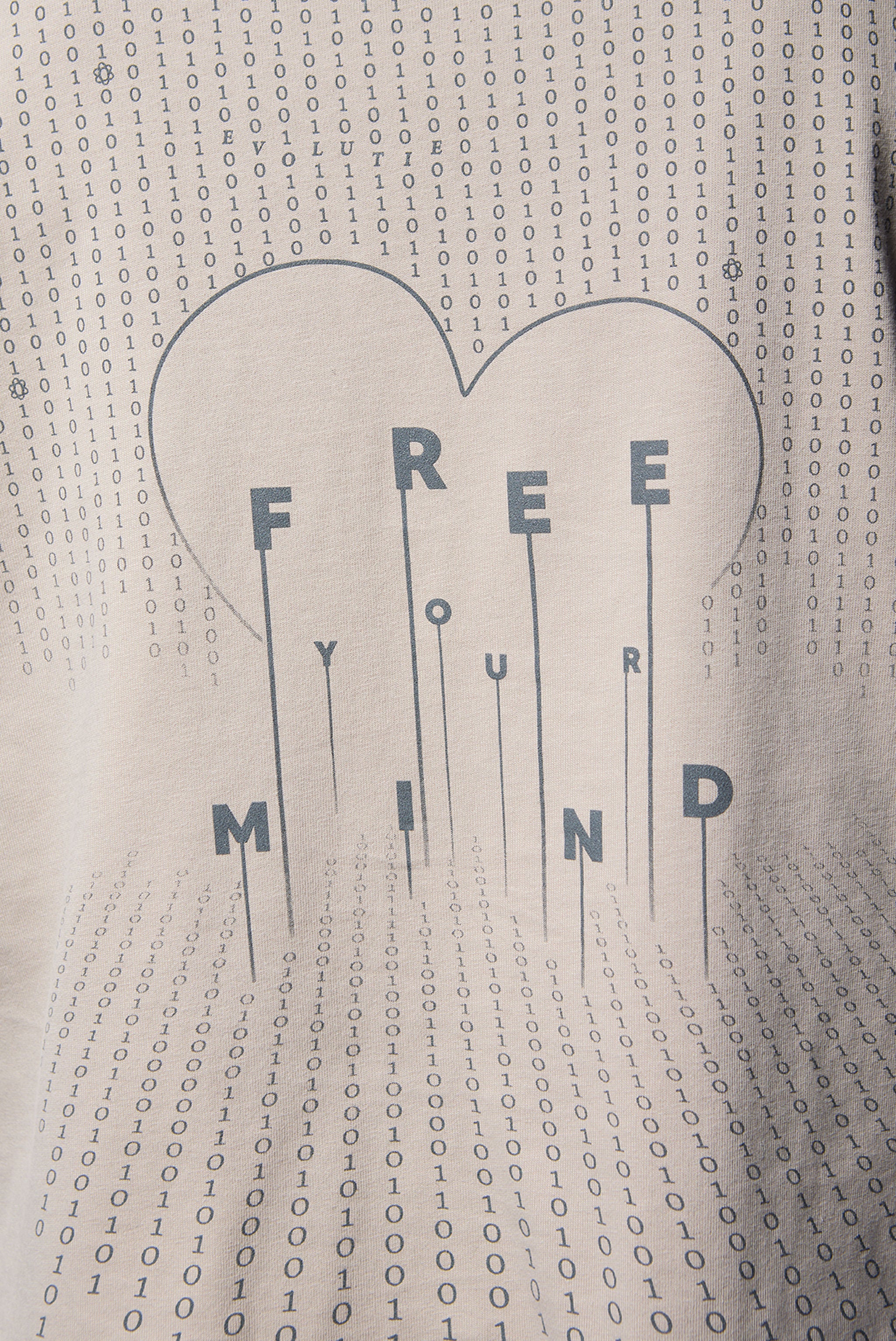 JF - Evolutie T-shirt Unisex Taupe