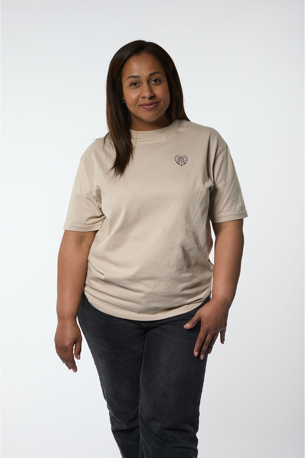 JF - Evolutie T-shirt Unisex Taupe