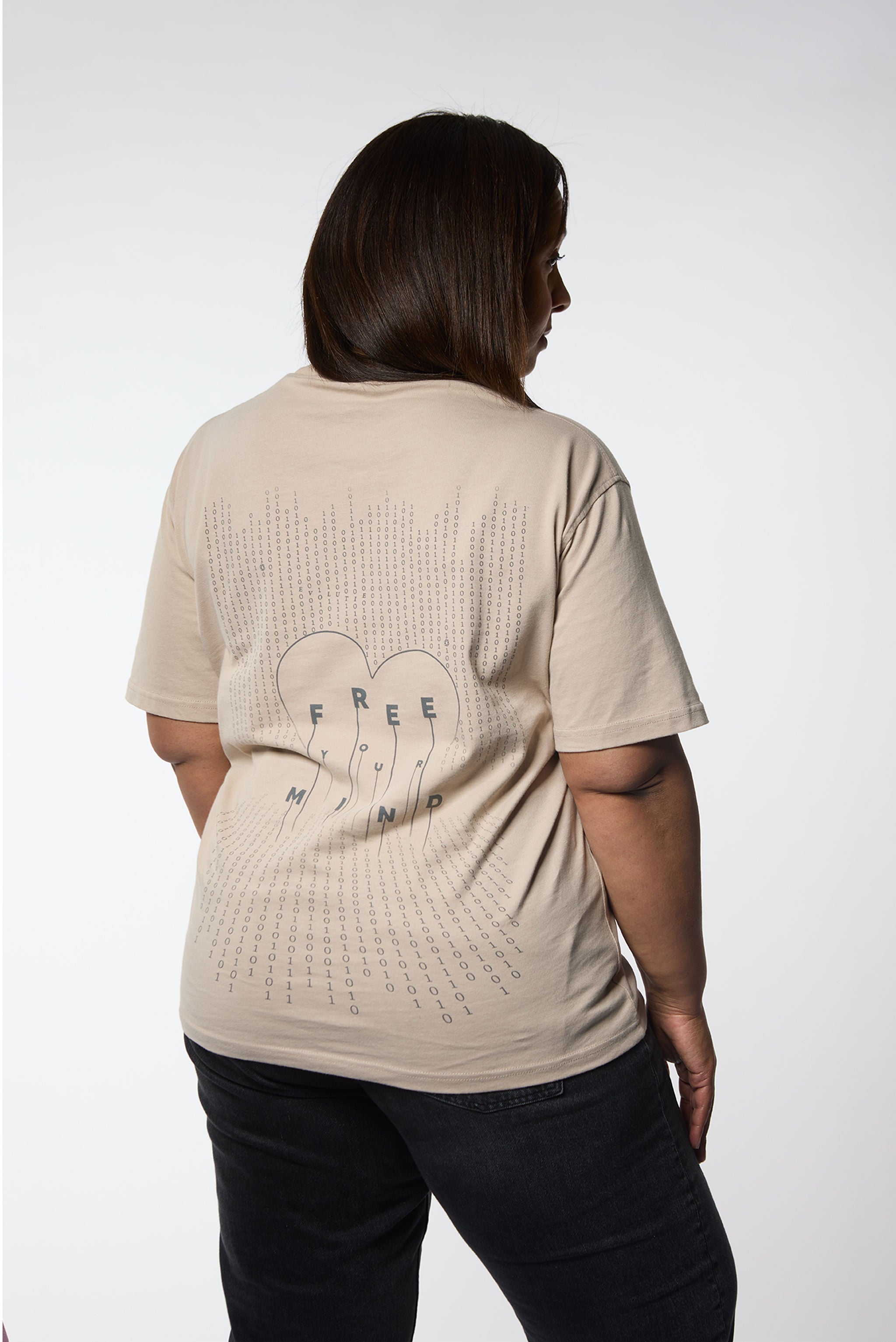 JF - Evolutie T-shirt Unisex Taupe