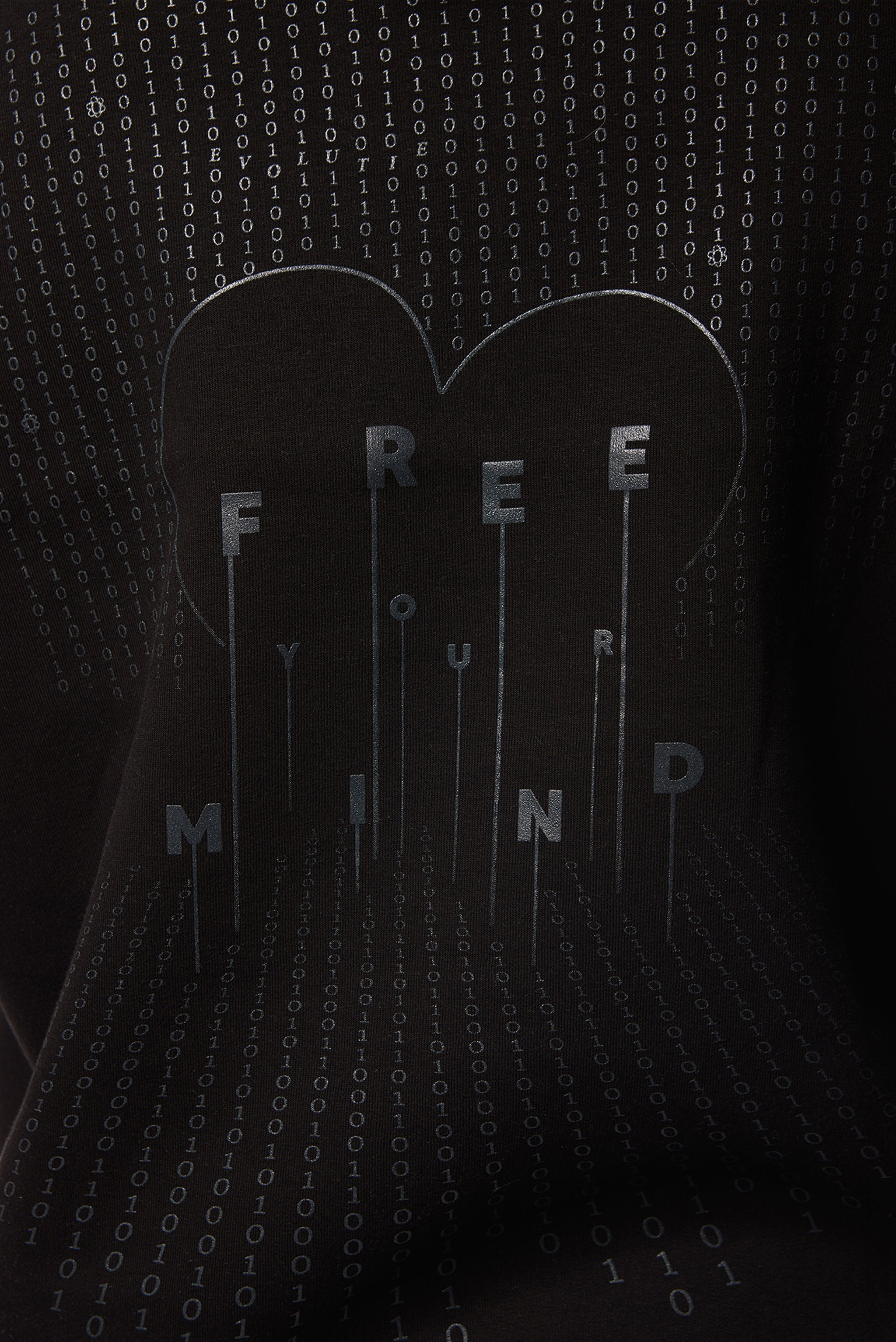 JF - Evolutie Oversized Hoodie Unisex Zwart