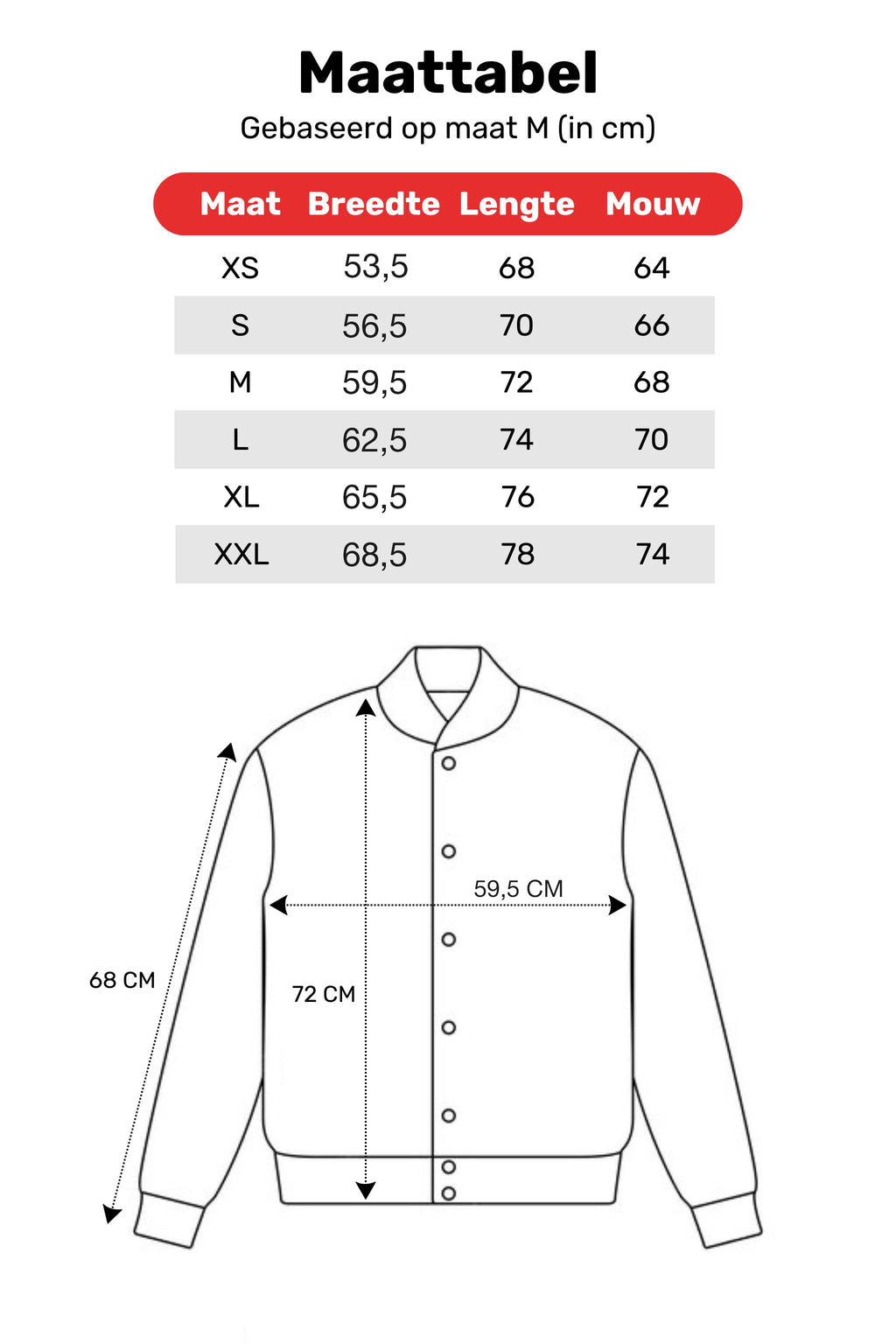 JF - Peaceful Rebels Baseball Jacket Zwart Unisex