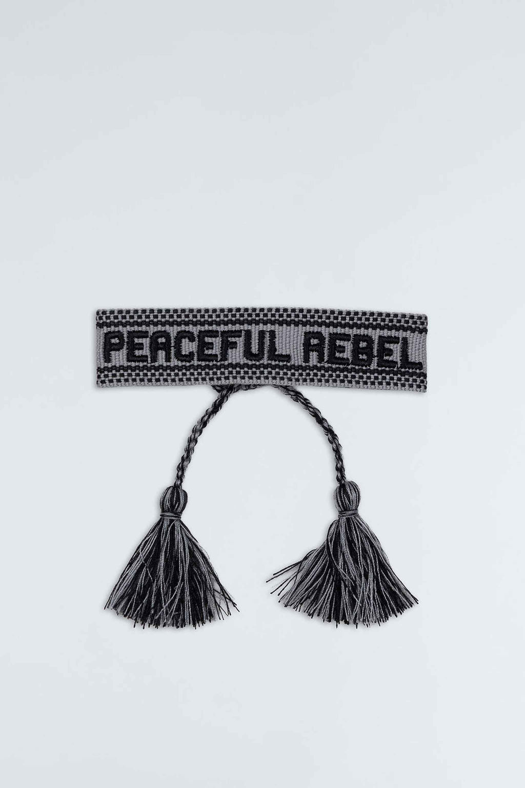 JF - Peaceful Rebel Grijs/Zwart Armband