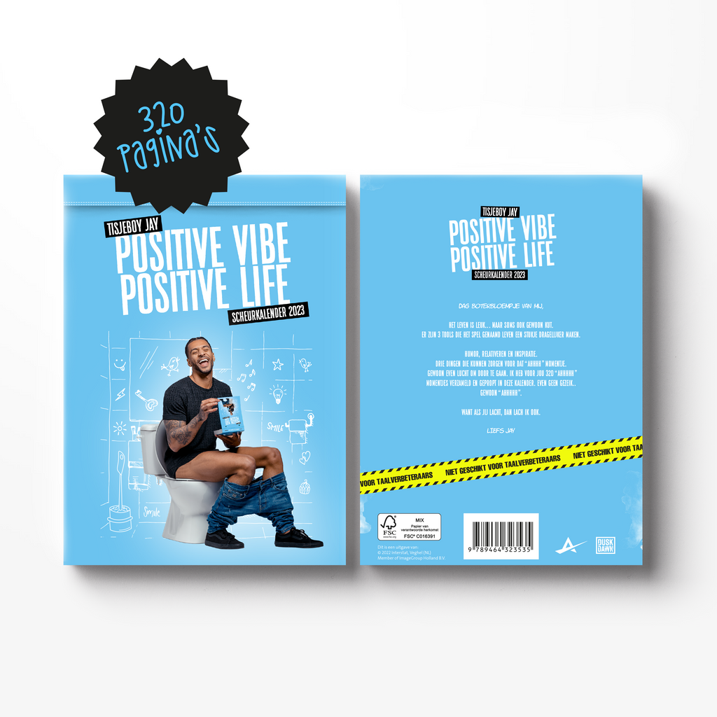 TJB - Scheurkalender: Positive vibe, Positive life 2023